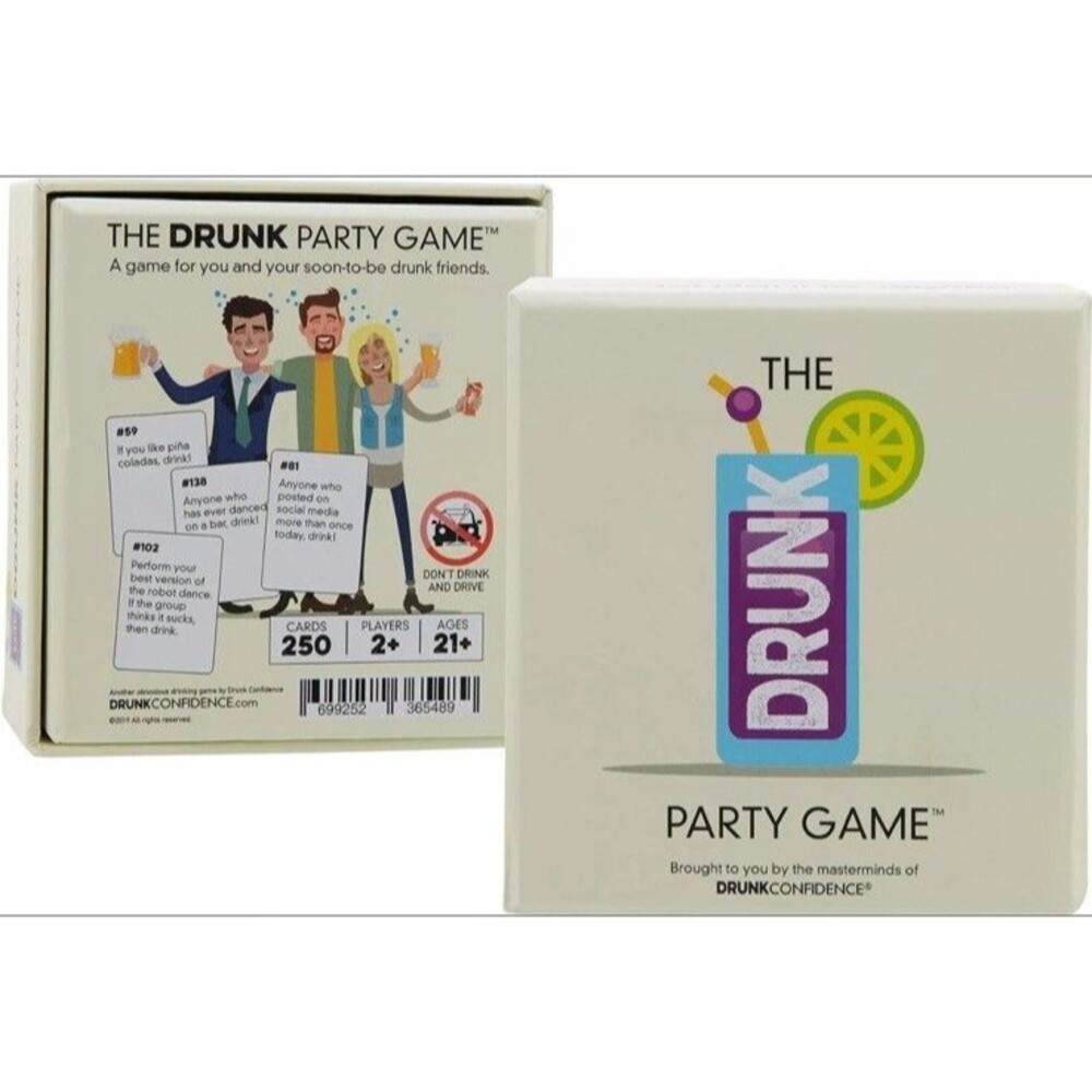 The Drunk Party Game [Adult Party Drinking Game] by DrunkConfidence.com [M-5273]